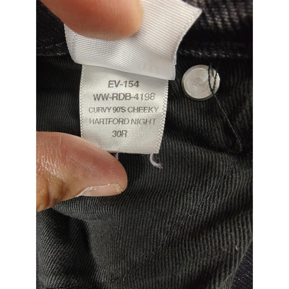 Everlane The Curvy 90s Cheeky Straight Jeans Womens 30 High Rise Black Denim New - Picture 6 of 12